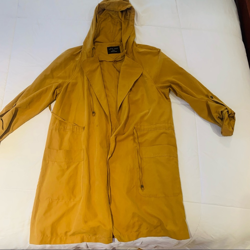 Love Tree Mustard Jacket Size Small